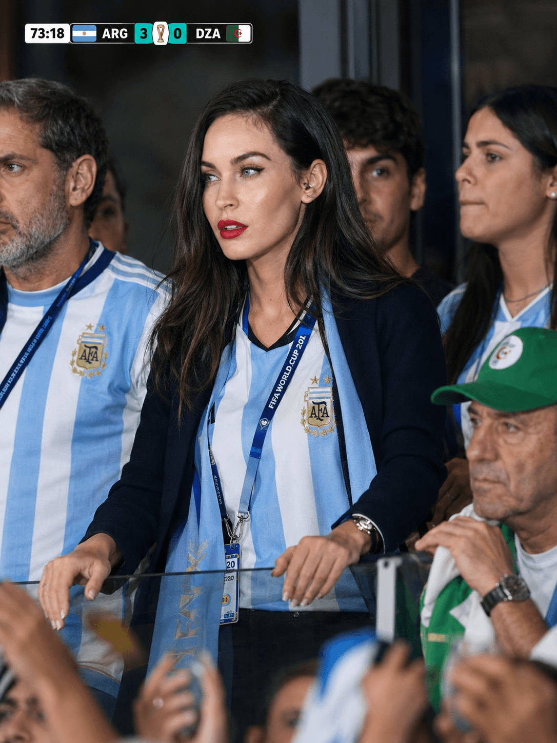 Photorealistic FIFA World Cup VIP Fan Broadcast Prompt | Consistent Face Reference AI Image Generator
