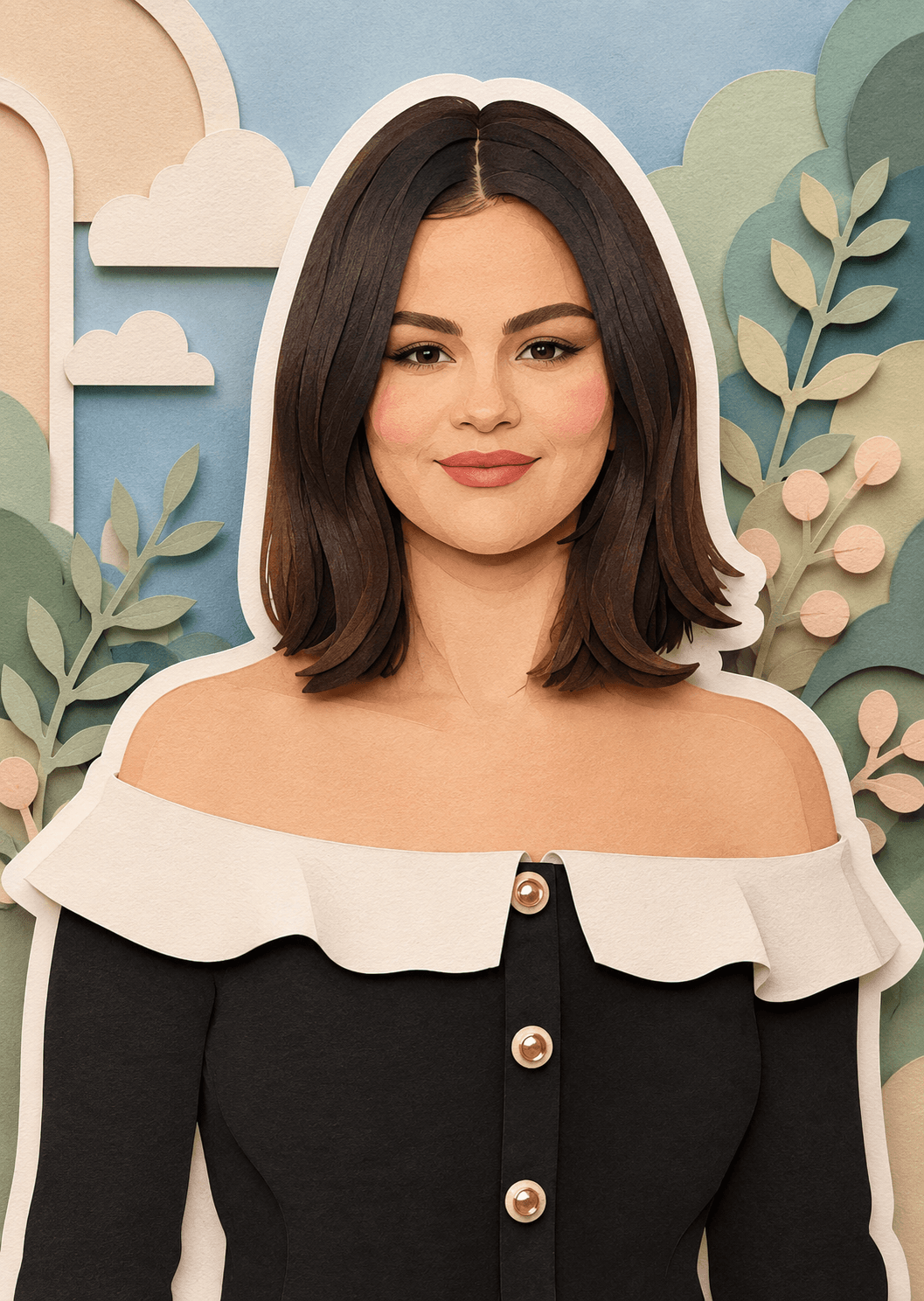 Paper Cut Portrait AI Prompt | Layered Papercraft Style preview 4