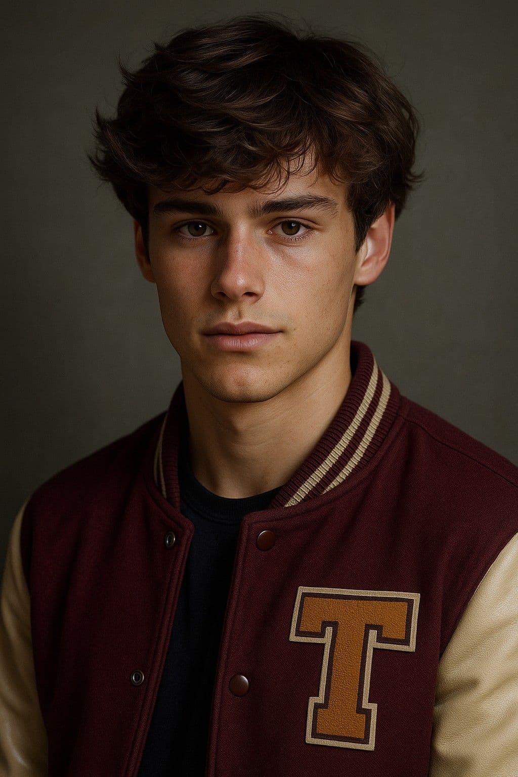 Same Face AI Portrait Prompt – Identity Lock Realistic College Boy Scene, Cinematic Indoor DSLR Style