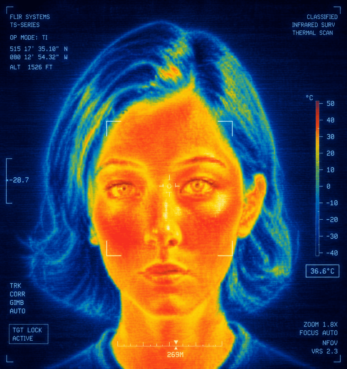 Ultra Realistic Thermal Infrared FLIR Surveillance Prompt | Military Thermal Vision AI