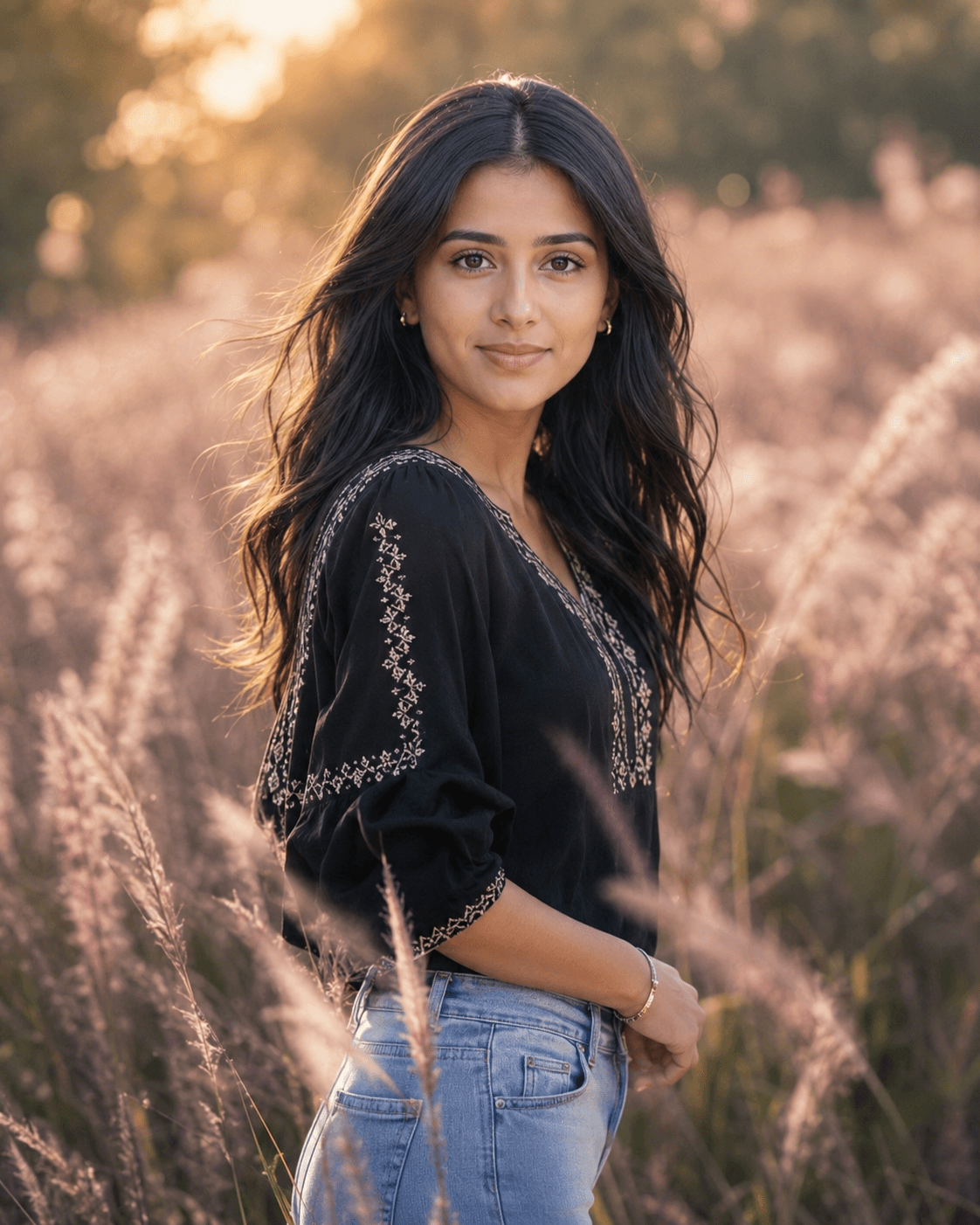 Cinematic Sunrise Portrait preview 1