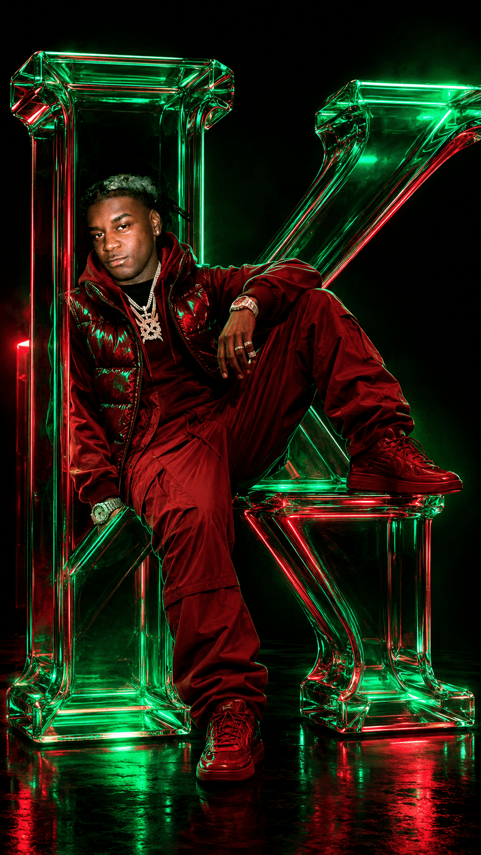 Ultra Realistic 3D Glass Letter Portrait Prompt | AI Luxury Studio Character Generator (Flux, GPT Image, Midjourney)