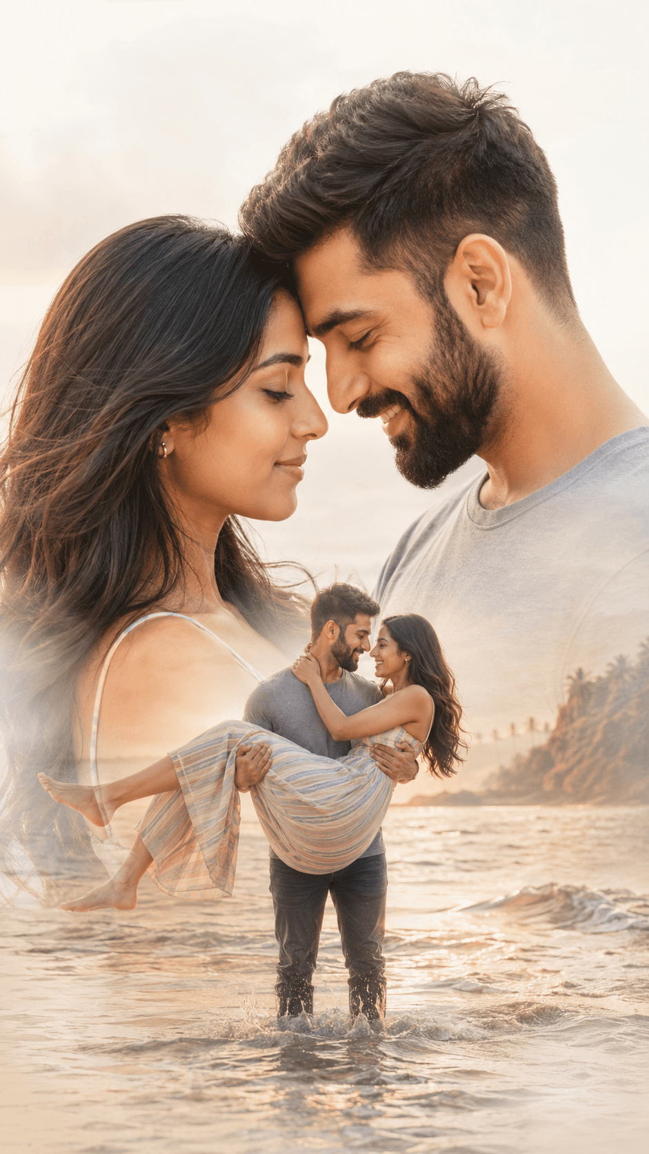 Romantic Couple Double Exposure Editing Styles for Stunning Photos preview 1