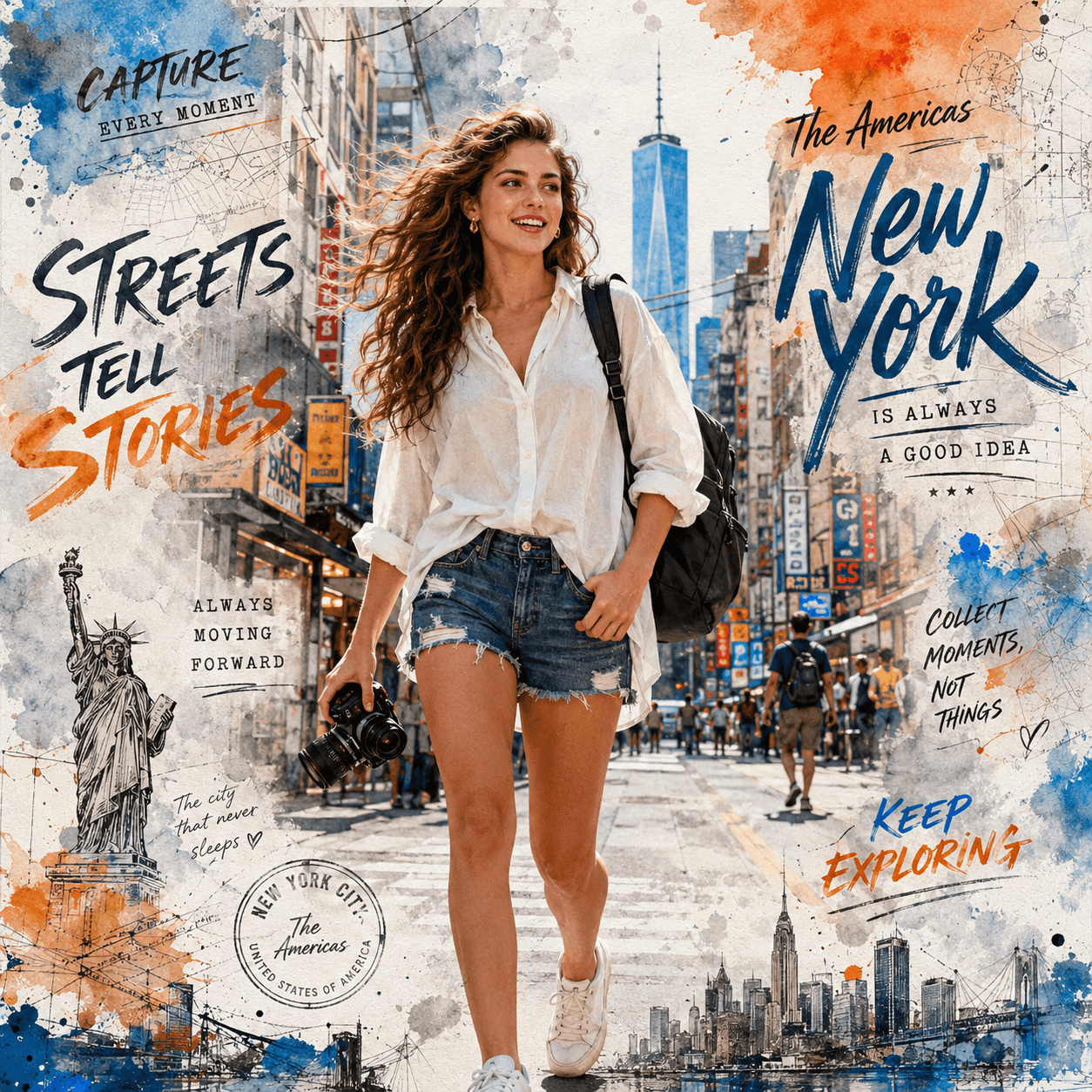 Netflix Style Cinematic Watercolor Travel Poster AI Prompt | Ultra Realistic Editorial Travel Art
