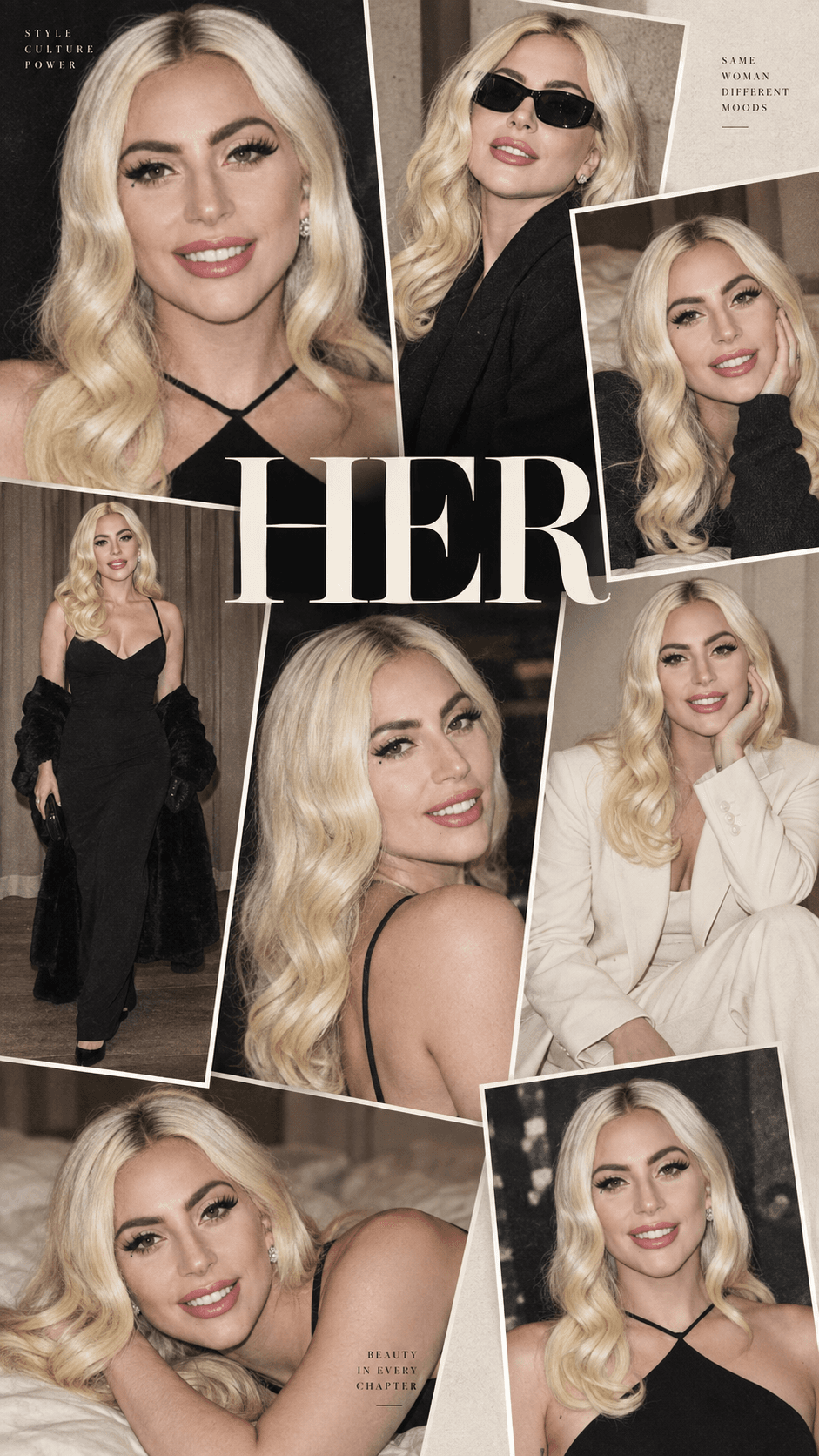 HER Editorial Photo Collage AI Prompt | 9:16 Poster — AI prompt preview 3 of 4