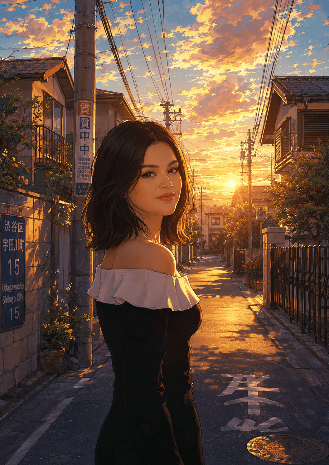 1980s Japanese Anime Cinematic Portrait Prompt | Retro Ghibli & Makoto Shinkai Style AI Art — AI prompt result