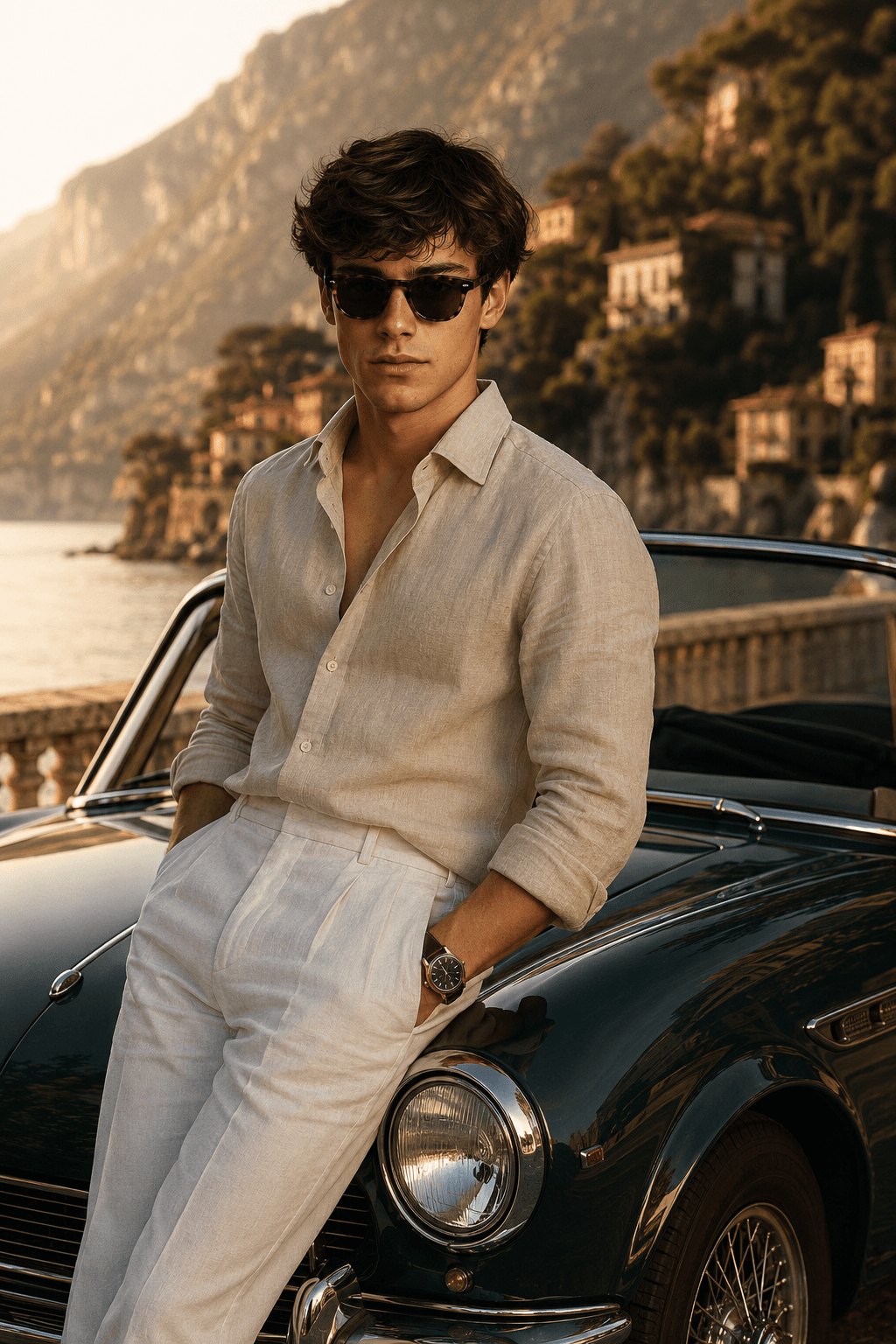Luxury Old Money Editorial Portrait Prompt | Ultra Realistic AI Fashion Photography with Identity Preservation — AI prompt result