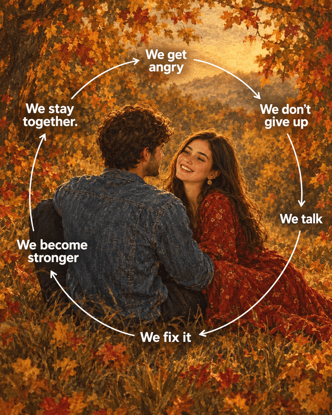 Romantic Couple AI Art Prompt | Vintage Love Poster — AI prompt preview 2 of 4