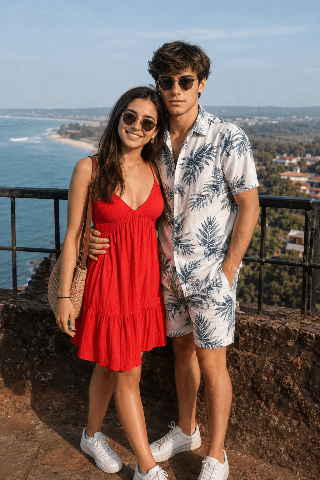 Ultra-Realistic Goa Couple Travel Photo Prompt | Romantic Indian Vacation Portrait in 8K — AI prompt result