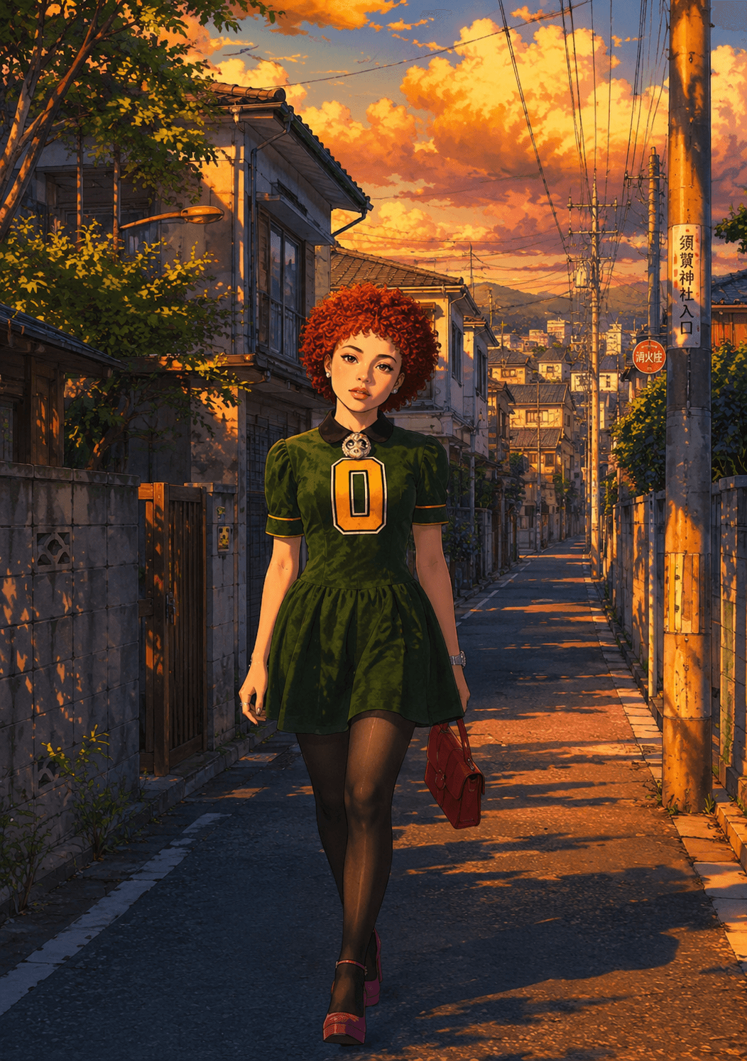 1980s–1990s Japanese Anime Cinematic Illustration Prompt | Retro Studio Ghibli-Inspired AI Art Style — AI prompt result