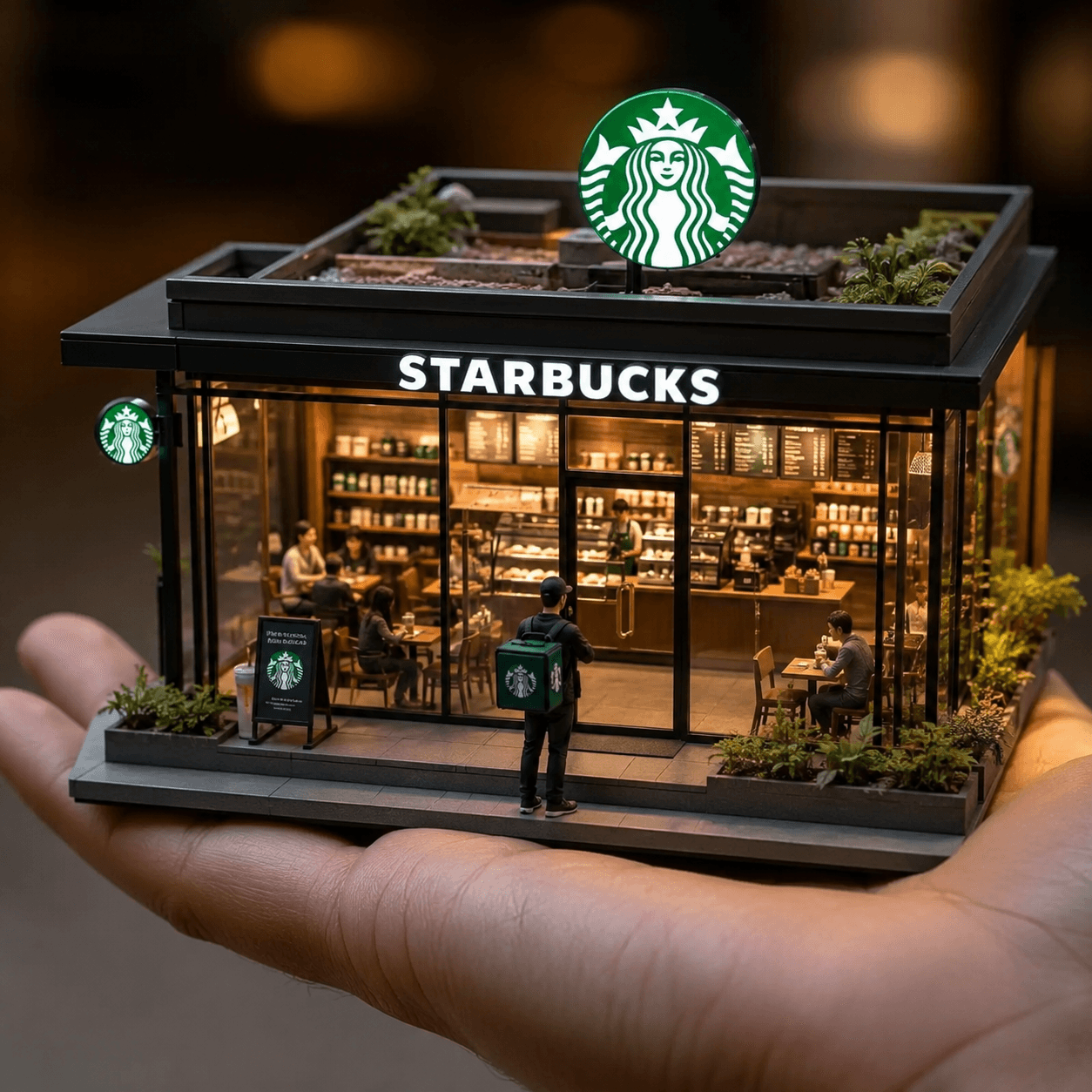 Ultra Realistic Miniature Showroom AI Image Prompt preview 3