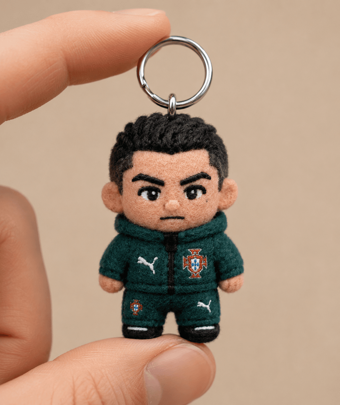 Cute Plush Keychain AI Prompt | Handmade Felt Doll Generator