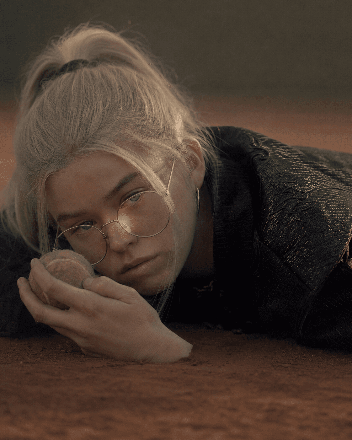 Cinematic Clay Court Tennis Portrait Prompt | Film Scan Look | Identity Lock | Ultra Realistic AI Photo