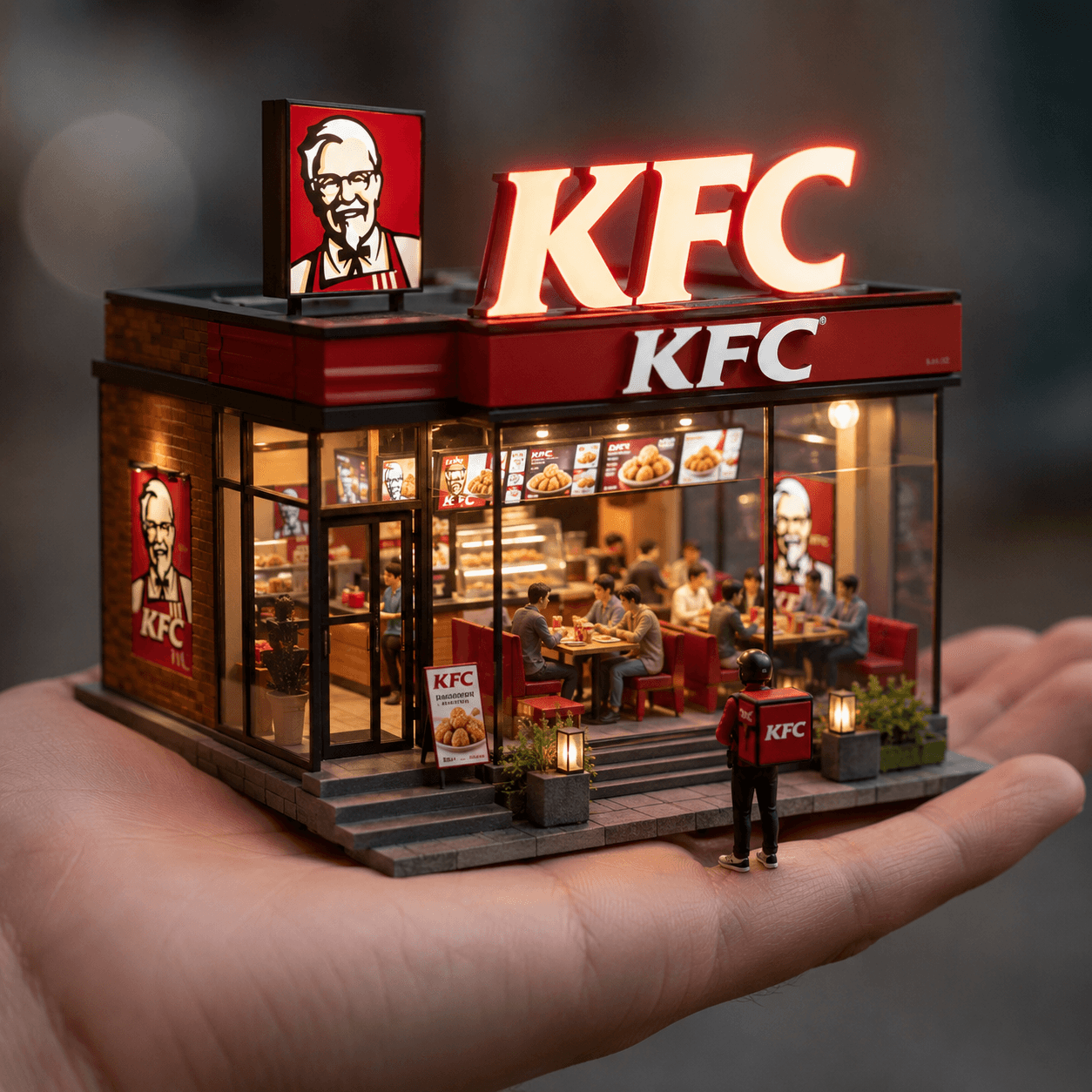 Ultra Realistic Miniature Showroom AI Image Prompt preview 2