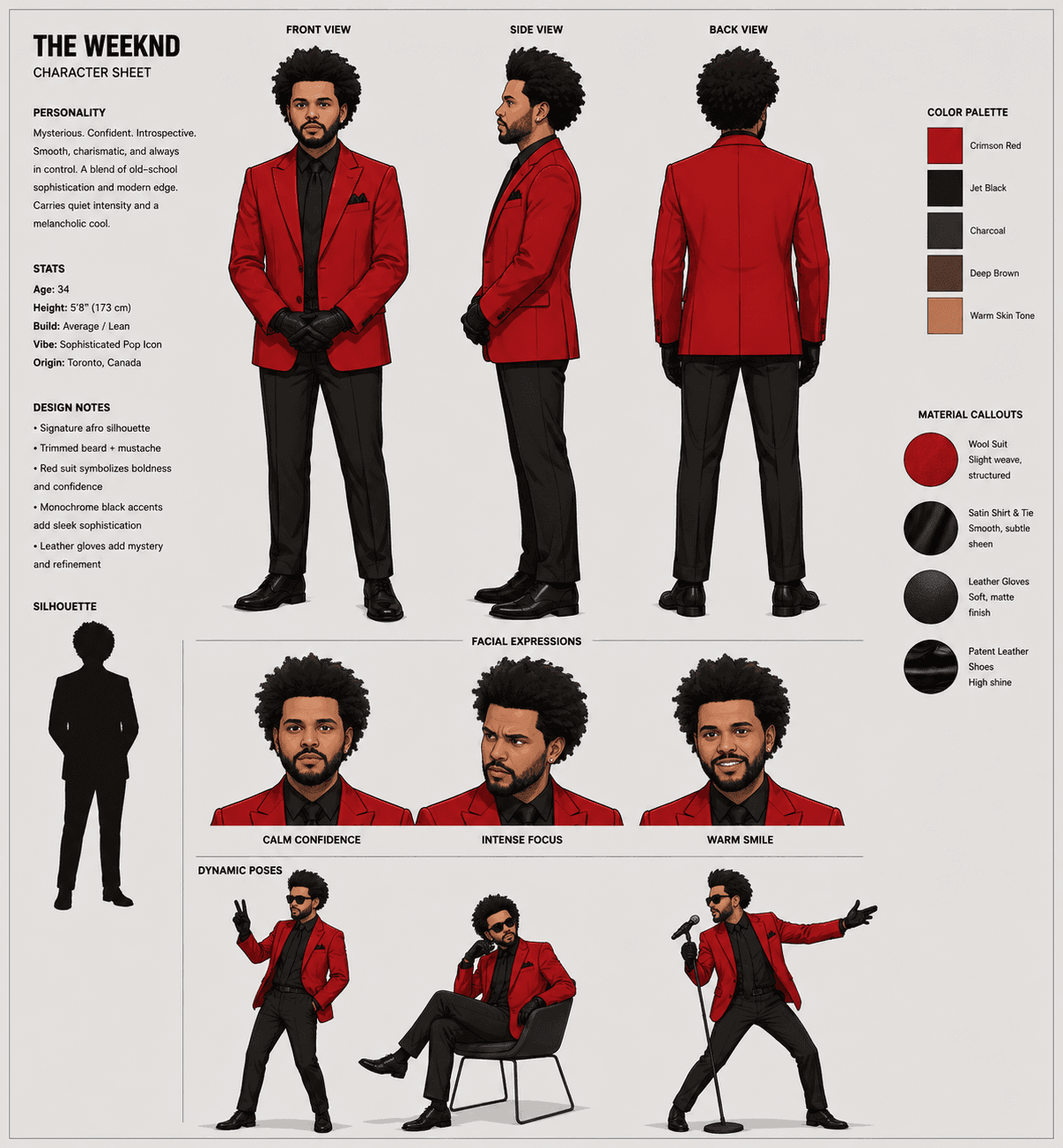 AI Character Sheet Prompt | Professional Animation Turnaround preview 4