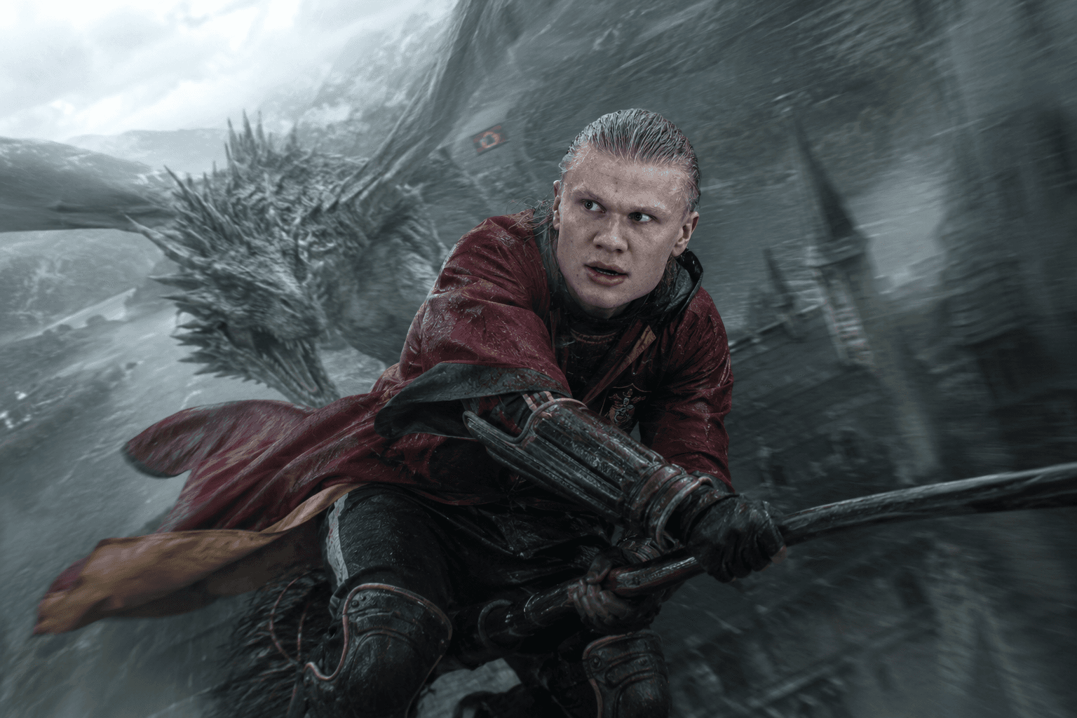 Photorealistic Harry Potter Dragon Chase Cinematic Portrait Prompt | Identity-Preserving Action Scene | AI Image Prompt — AI prompt result
