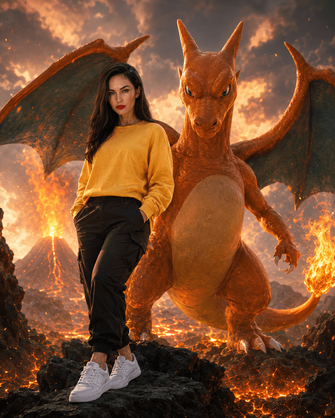 Cinematic Pokémon Trainer AI Art Prompt – Ultra-Realistic 8K Character & Pokémon Scene — AI prompt result